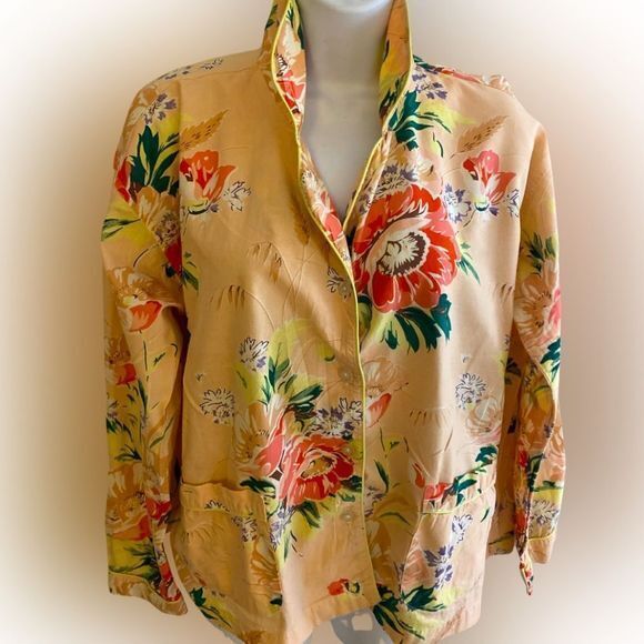Pine Cone Hill  Fine Linens shirt - M pink , orange , cotton , - Picture 1 of 5